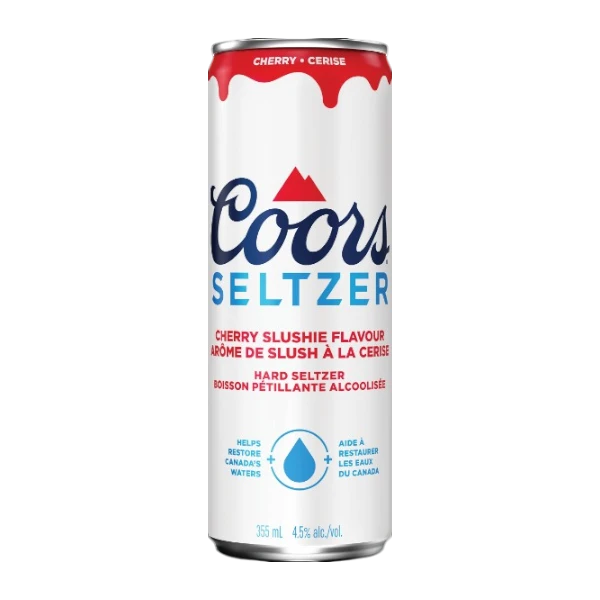 Coors Seltzer Slushie Cherry Can