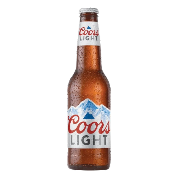 Coors Light Lager Beer Bottle
