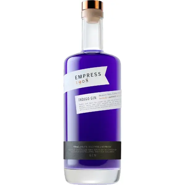 Empress 1908 Indigo Gin Bottle