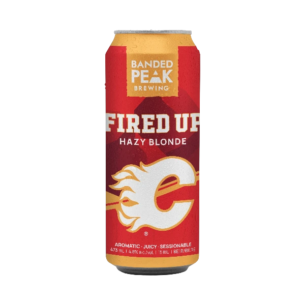 Fired Up Hazy Blonde Beer Can