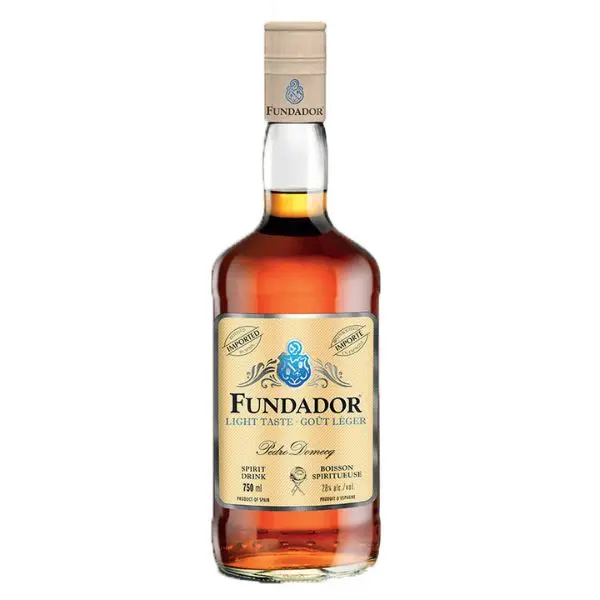 Fundador Light Brandy Bottle