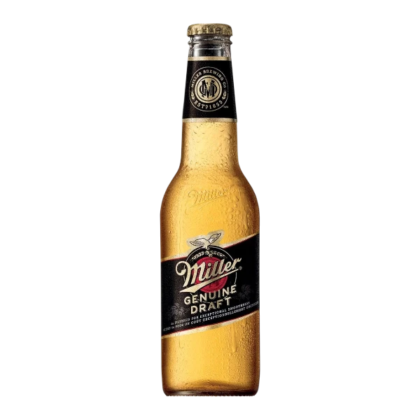 Miller Genuine Draft American Lager Beer Bottle