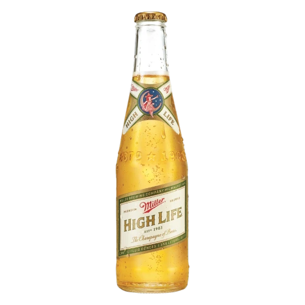 Miller High Life American Lager Beer Bottle