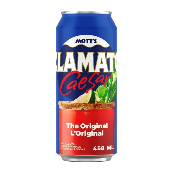 Mott's Clamato Caesar Original Cocktail Can