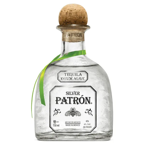 Patron Silver Tequila Bottle