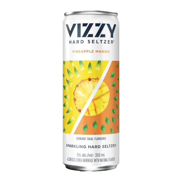 Vizzy Pineapple Mango Hard Seltzer Can