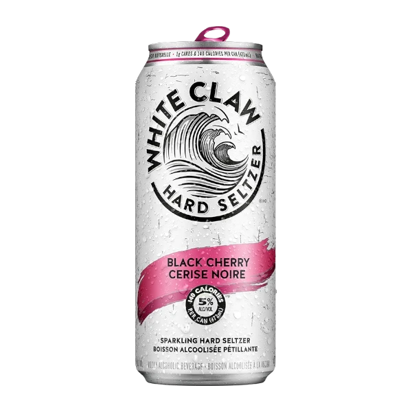 White Claw Black Cherry Hard Seltzer Can
